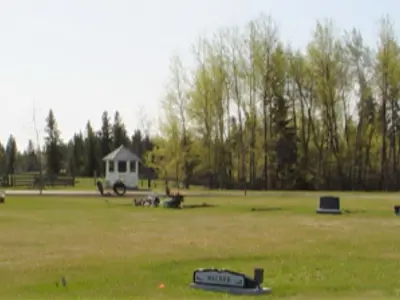 Picture of cemetery field