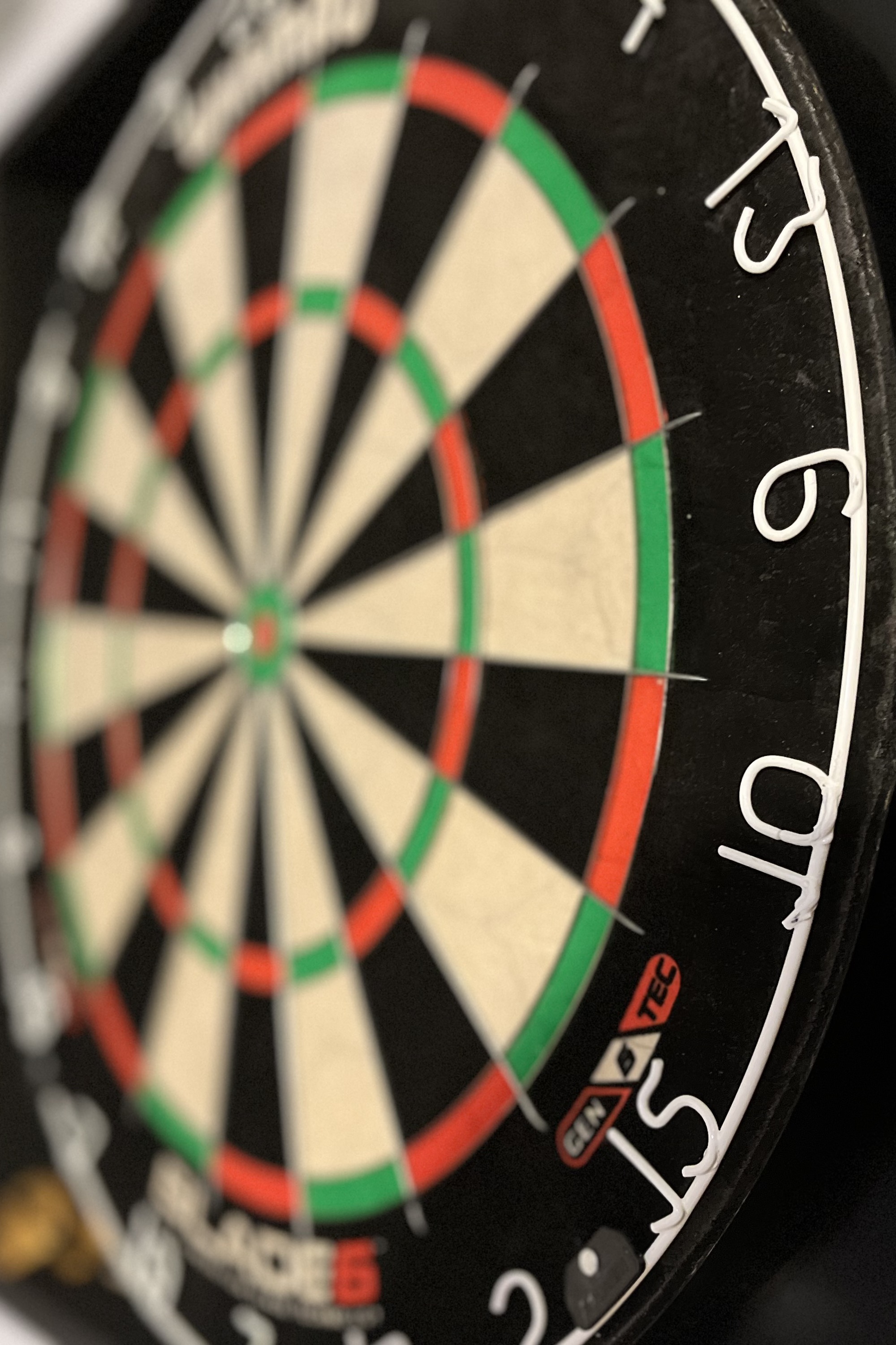 Photo of a dartboard