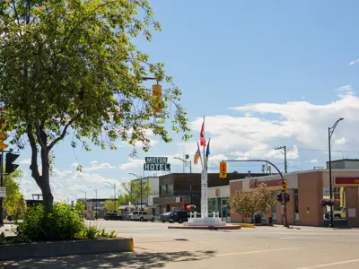 Picture of downtown buildings