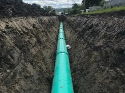 Picture of sewer pipe