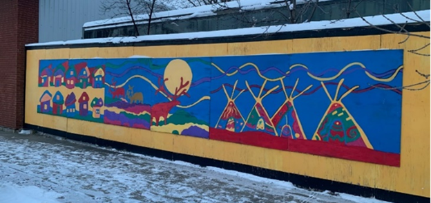 CJDC, Wooden fence beside main building