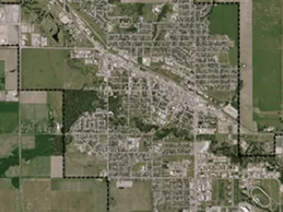 Picture of earth view map